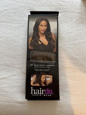 Brand New "Hair Do. by HairUWear" Clip-In Loose Waves Hair Extension 16"